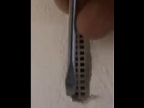 How to hide weep holes in walls