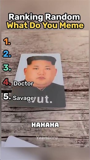 Ranking Random What Do You Meme