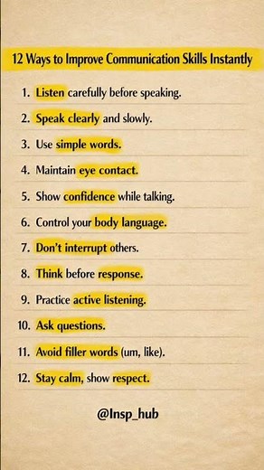 12 Ways to Improve Communication Skills Instantly 🗣️