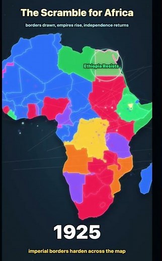 The Colonization of Africa (Timelapse) 🌍