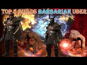 D2R-Top 5 Builds The Best Barbarian Uber Tristram (Bearer/Whirlwind/Werewolf/Throw/Frenzy Barbarian)
