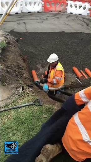 Underground 66kV High Voltage Cable Hauling #highvoltage #highvoltagepower