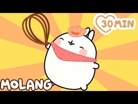 Aventuras de Molang y Piu Piu | Los Cowboys | Dibujos animados para niños