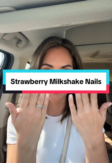 Strawberry Milkshake Nails: Perfect Spring Nail Art