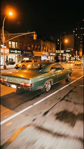 Jayden Huszczo | “Late night drive” One prompt. Multiple scenes. Entire world built from scratch. This vintage car driving through New York City was... | Instagram