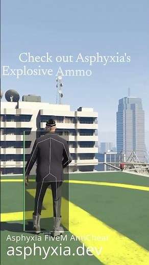 Asphyxia Fivem AntiCheat | Explosive Ammo Detection #fivem #anticheat #fivemanticheat