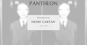 Henri Cartan Biography | Pantheon