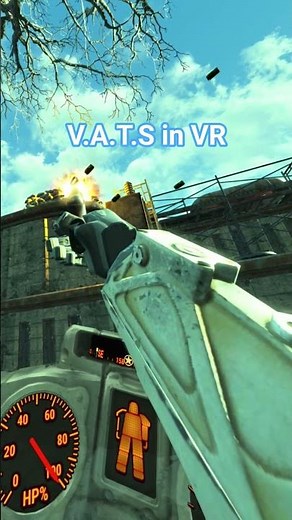 V.A.T.S. IN FALLOUT 4 VR #vr #gaming #fallout