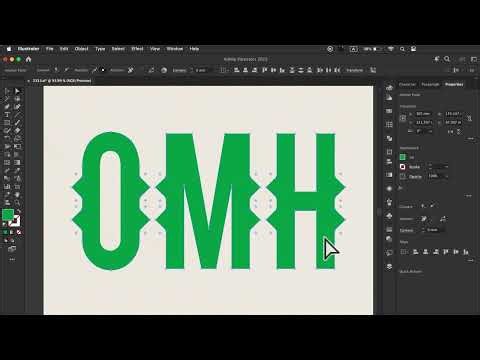 Adobe illustrator tips-create text with a collapsible effect #illustratortutorial 
