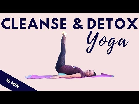 Yoga for Lymphatic Drainage DETOX & CLEANSE YOUR BODY | Beginners Yoga | 15 MIN