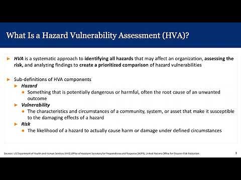 01 Hazard Vulnerability Assessments