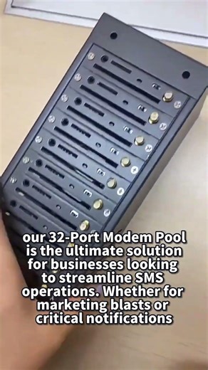 32-Port 4G/3G/2G Bulk SMS Modem Pool – High-Speed GSM Gateway & SIM Box
