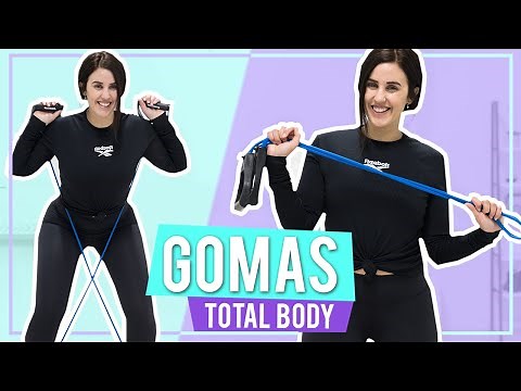 Exercises with rubber bands to tone your body at home