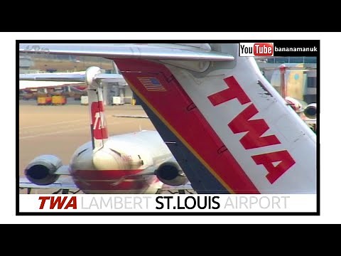 TWA - Trans World Airlines at Lambert St Louis Airport - Flying into History - DC9, 717, 757, Saab