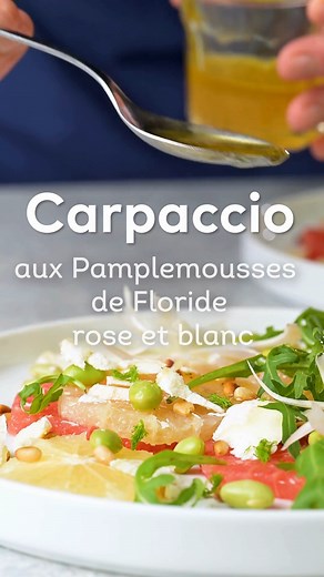 131K views · 247 reactions | Le printemps arrive à grands pas et vous avez envie de quelque chose de savoureux et de sain ? Combinez le Pamplemousse rose de Floride avec le Pamplemousse blanc de Floride dans notre recette exclusive de carpaccio ! L’association parfaite entre la jutosité de nos pamplemousses et la fraîcheur des légumes de saison 﫶 Découvrez la recette : https://bit.ly/3w4ti9w | I Love Pamplemousse | Facebook