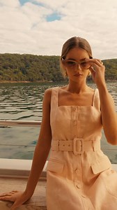 SUMMER 25' Celebrate the golden hours in statement style, think crisp white suiting, melting gold details and silhouettes that shimmer as the sun sets. Designed for summer soirees and luminous evenings, pieces that evoke sophistication and warmth. Effortless and elegant made for moments that linger long after dark. | Esmaee