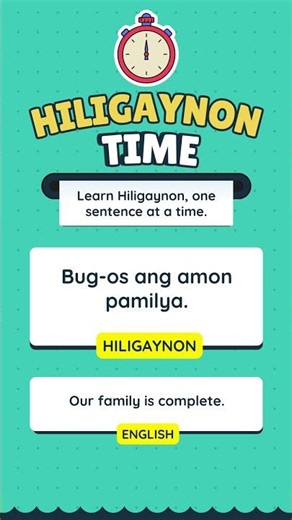 Learn Hiligaynon, one sentence at a time.