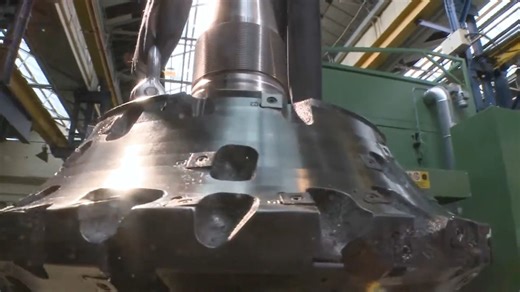 【机械加工】The 8EX-PTG Holroyd 精密机床转子轴铣削