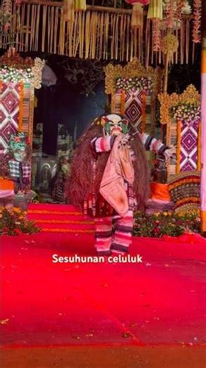 Sesuhunan celuluk Sesolahan calonarang #budayabali #calonarang #trending