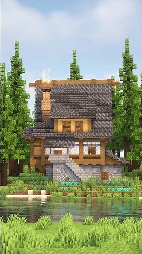 Beautiful Minecraft Medieval House Timelapse Building & Tutorial #minecraft