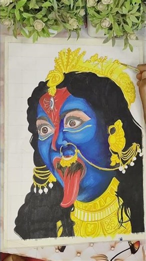 Maa kali Final look #art #maakali #kali #shorts