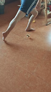 This little chick is copying its owner’s dance moves step by step — way too professional for someone with feathers. #minidancer #toocute | Shanghai Daily 上海日报