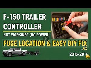 F-150 Trailer Brake Controller Not Working? (NO POWER) Fuse Location & Easy DIY FIX | 2015-2017