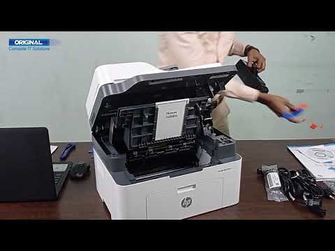 HP Laser MFP 137fnw Multifunction Wireless Fax Network printer