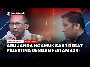 Viral! Abu Janda Ngamuk saat Debat Palestina dengan Feri Amsari, Berujung Diusir dari Studio