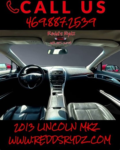🚗 2013 Lincoln MKZ Hybrid Sedan 💲 ONLY $7,145 PLUS TT&L