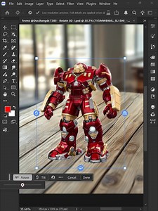 New Photoshop 2026 Beta Feature: Rotate Any Object in 3D #ducthangds #photoshoptutorial #photoshoptips #adobephotoshop