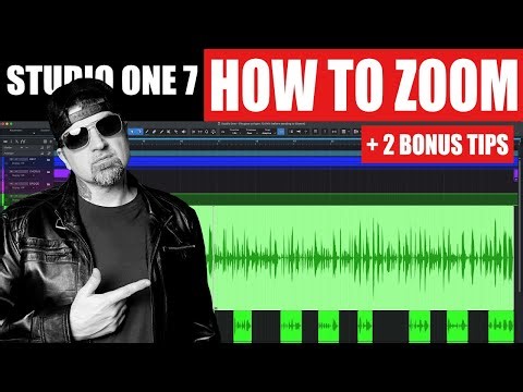 Studio One Pro 7 – Zoom Like a Pro Faster Workflow Tips