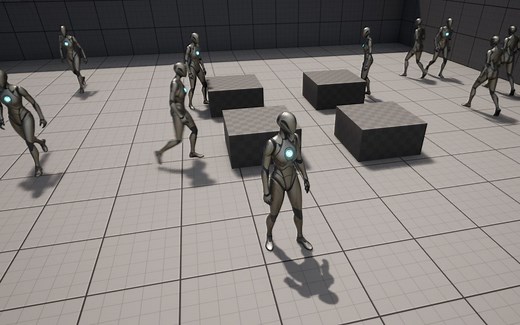 UE5 AI游戏教程MASS AI（AI状态树StateTree、智能对象交互SmartObject）