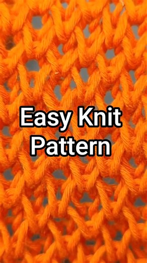 Easy 3D Knitting Stitch for Beginners ✨| #shorts #knittingpattern
