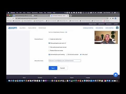 Zoom: Multiple Hosts
