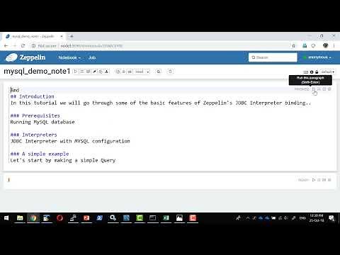 Apache Zeppelin Notebook Overview
