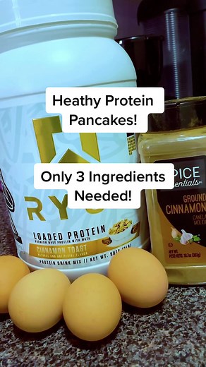 Simple 3-Ingredient Healthy Protein Pancakes Recipe