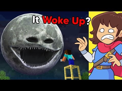 The Moon Wakes Up in Minecraft