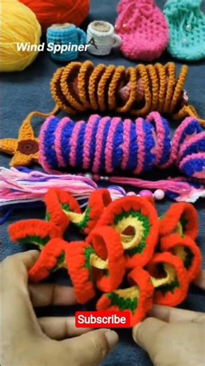 Colorfull 44Wind Sppiner #crochet #crochetpatterns #youtube #shortsvideo #handmade