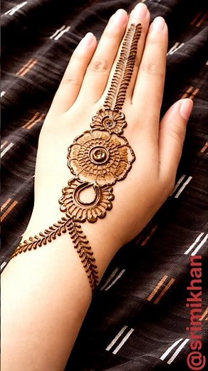 mehndi design simple and easy | mehndi design | mehandi ka design | short mehndi design back hand |