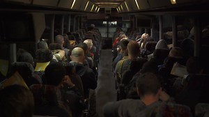 You made it! To basic training that is. See what happens when you get off the bus, and if you need a ride, let us know: https://bit.ly/30HLPWw | National Guard