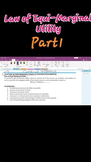 Jawad Ahmad | Law of Equi-Marginal Utility Explained | Smart Spending Rule in Economics #EquiMarginalUtility #LawOfEquiMarginalUtility... | Instagram