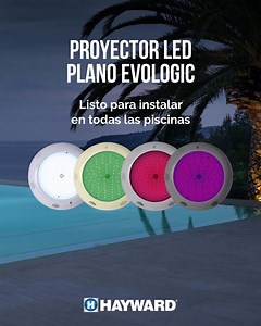 33K views | Disfruta de tus noches de verano eligiendo el toque de diseño y modernidad que transforma el ambiente de tu piscina, al mismo tiempo que mantienes bajo control su consumo energético. Los proyectores LED de Hayward combinan longevidad, colores vibrantes y facilidad de instalación para conseguir una experiencia de iluminación personalizada . | Hayward Pool Products | Facebook