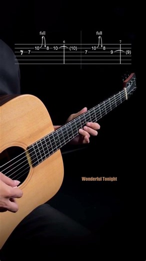 Eric Clapton - Wonderful Tonight Intro Guitar Lesson #guitar #strumly #guitartutorial