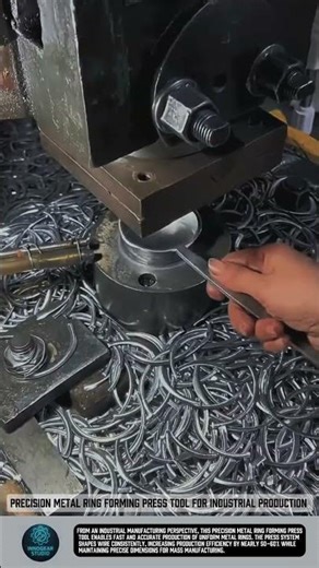 Precision Metal Ring Forming Press Tool for Industrial Production #tools