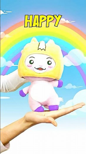 I Am Happy, I Am Sad! 🎵 LankyBox Kids Plushie Music Song! #shorts