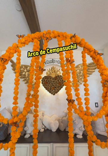 How to Make a Dia de Muertos Arch with Marigolds