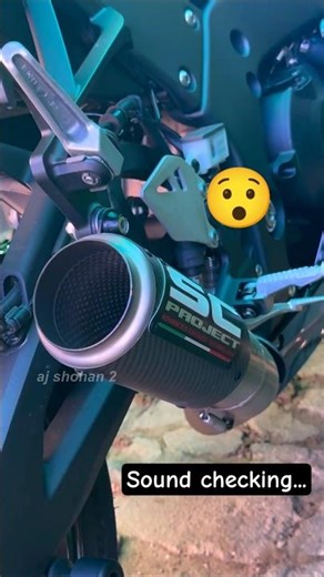 New SC Project Exhaust Sound Checking #shorts #scproject #exhaust #bikemodified #modified #all #bike