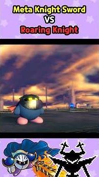 Meta Knight vs The Roaring Knight 💙 | Kirby Mod #shorts