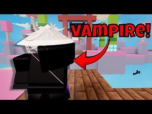 I used pro animations (Vampire) ROBLOX BEDWARS